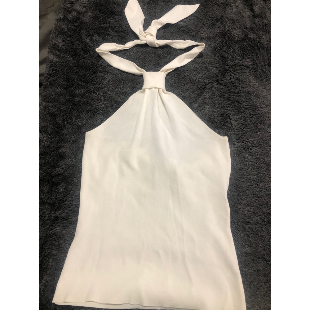 Halter top-Ann Taylor-beautiful White